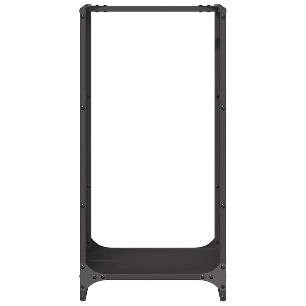vidaXL Stojak na drewno opałowe 40x30x80 cm Stal walcowana na zimno