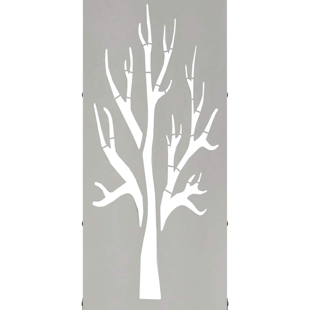 vidaXL Stojak na drewno opałowe 40x30x80 cm Stal nierdzewna