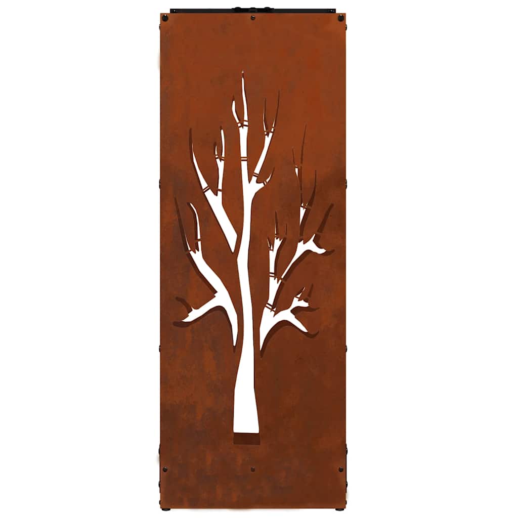 vidaXL Stojak na drewno opałowe 40x30x80 cm Stal nierdzewna