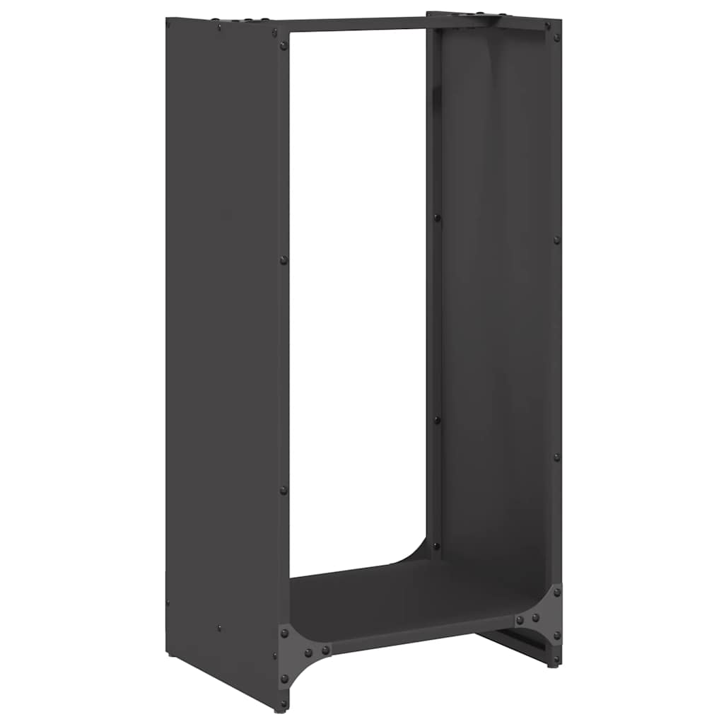 vidaXL Stojak na drewno opałowe 40x30x80 cm Stal walcowana na zimno