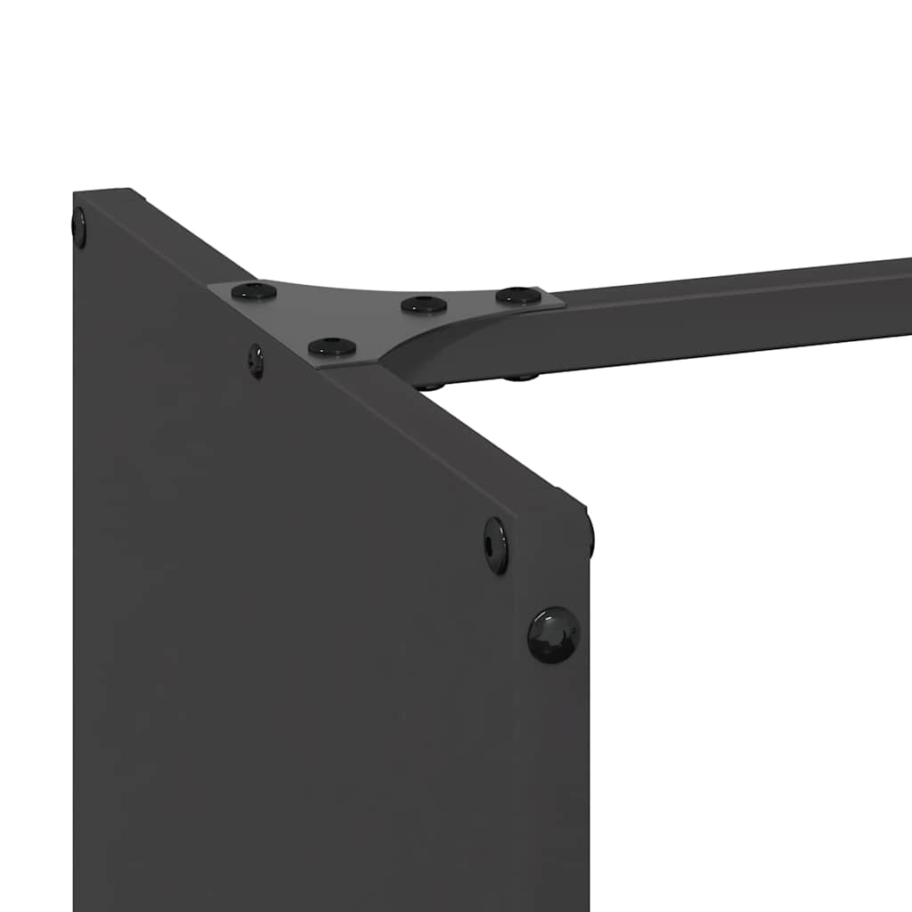 vidaXL Stojak na drewno opałowe 40x30x80 cm Stal walcowana na zimno