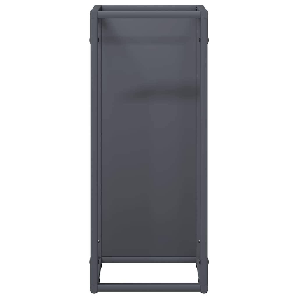 vidaXL Stojak na drewno opałowe antracyt 25x25x60 cm