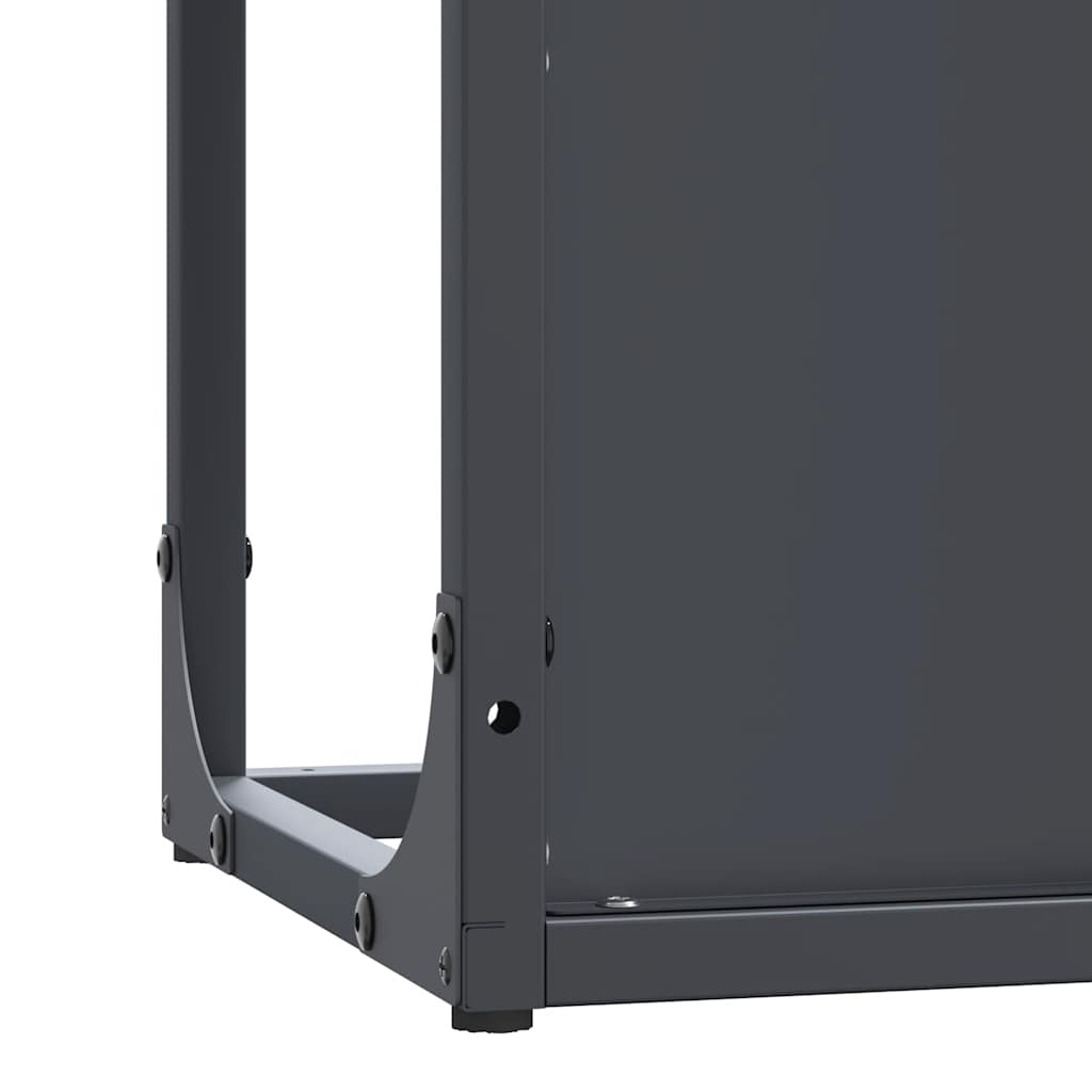 vidaXL Stojak na drewno opałowe antracyt 25x25x60 cm