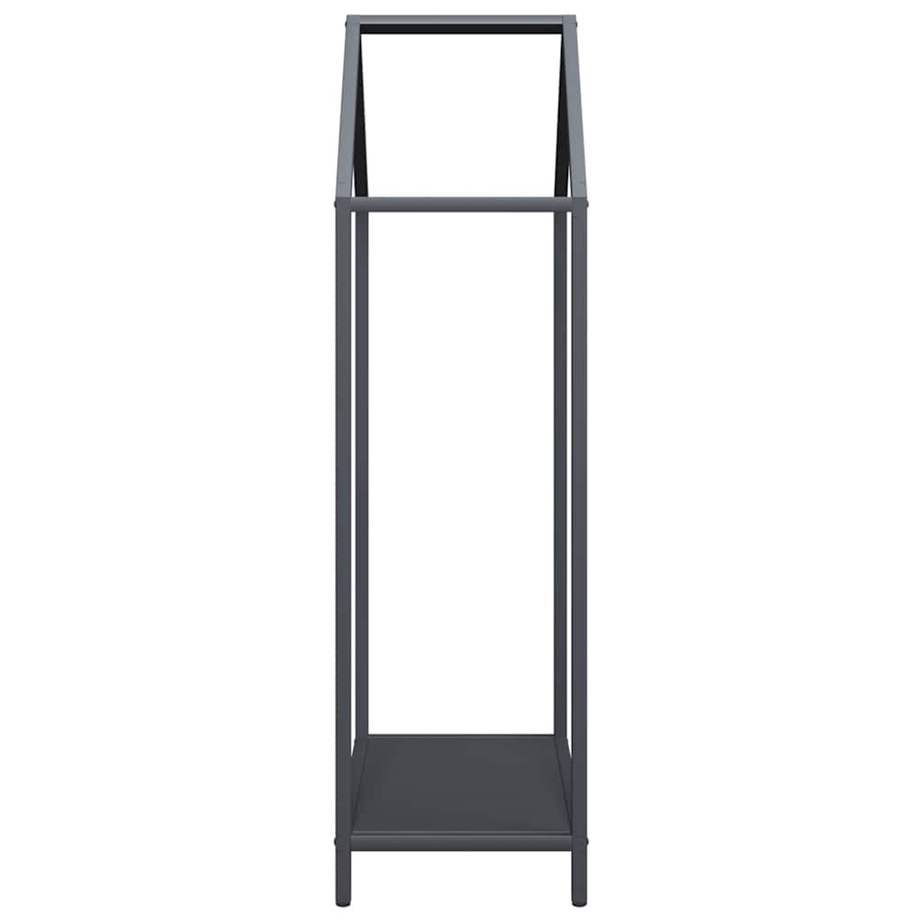 vidaXL Stojak na drewno opałowe, antracyt, 40x25x90 cm