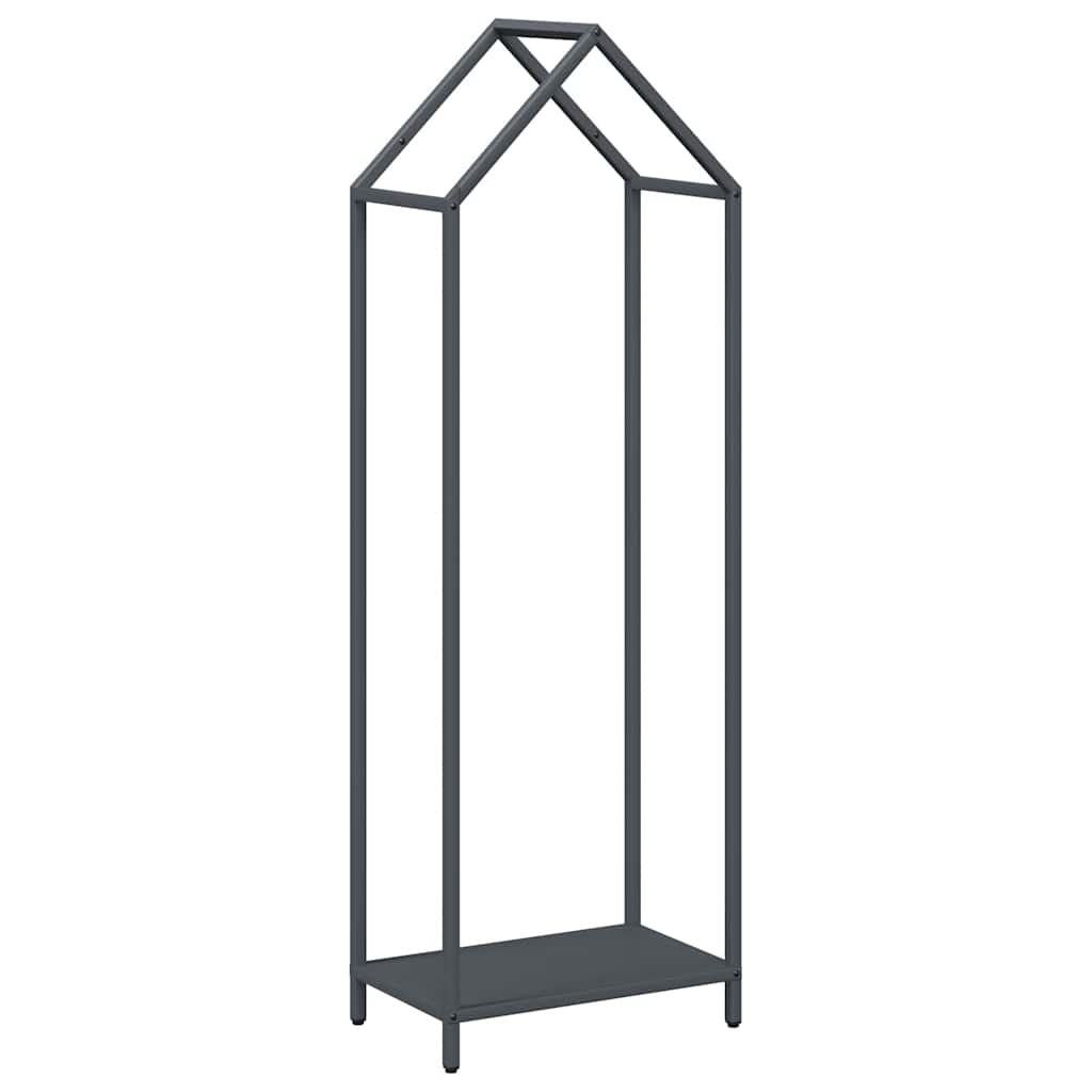 vidaXL Stojak na drewno opałowe antracyt 40x25x120 cm