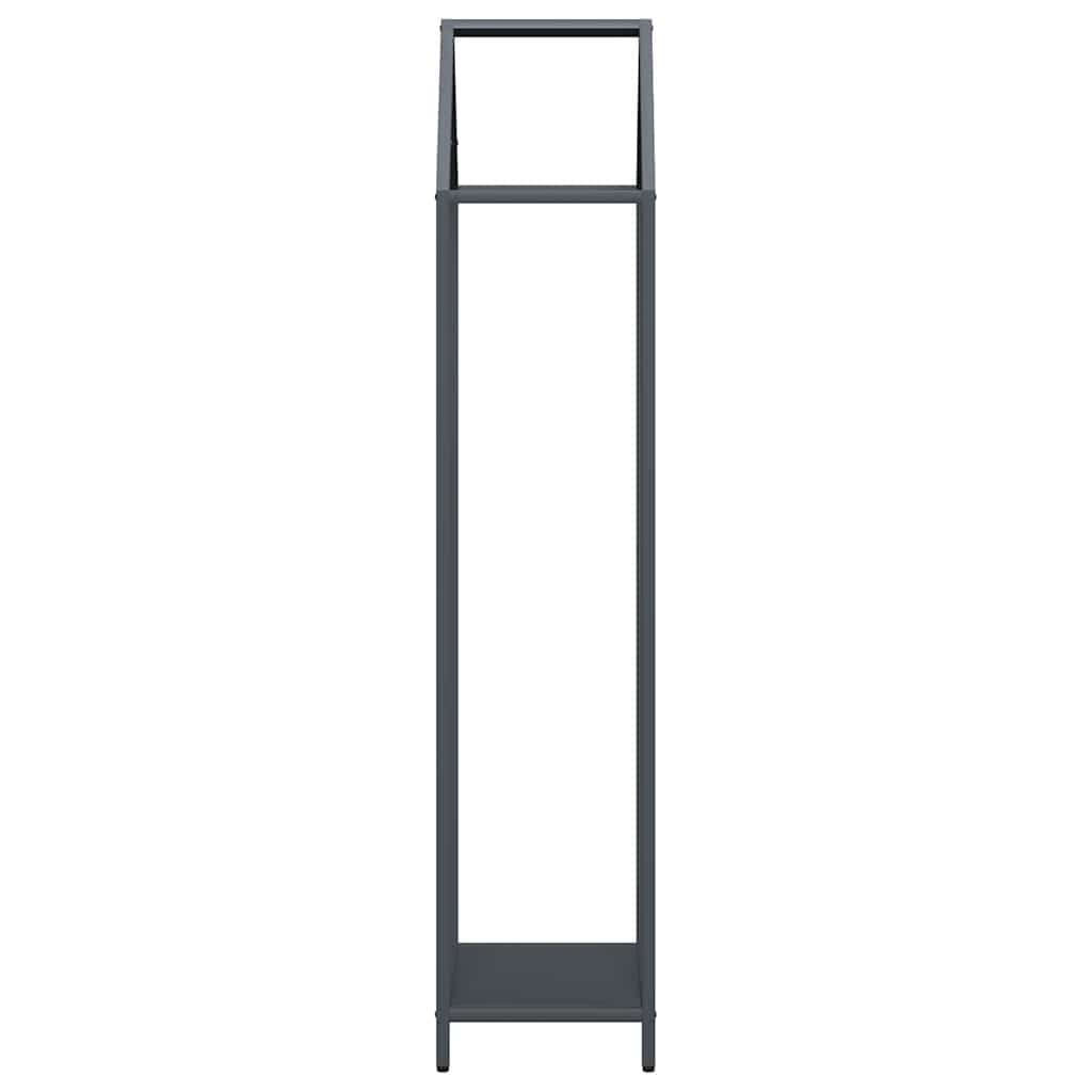vidaXL Stojak na drewno opałowe antracyt 40x25x120 cm