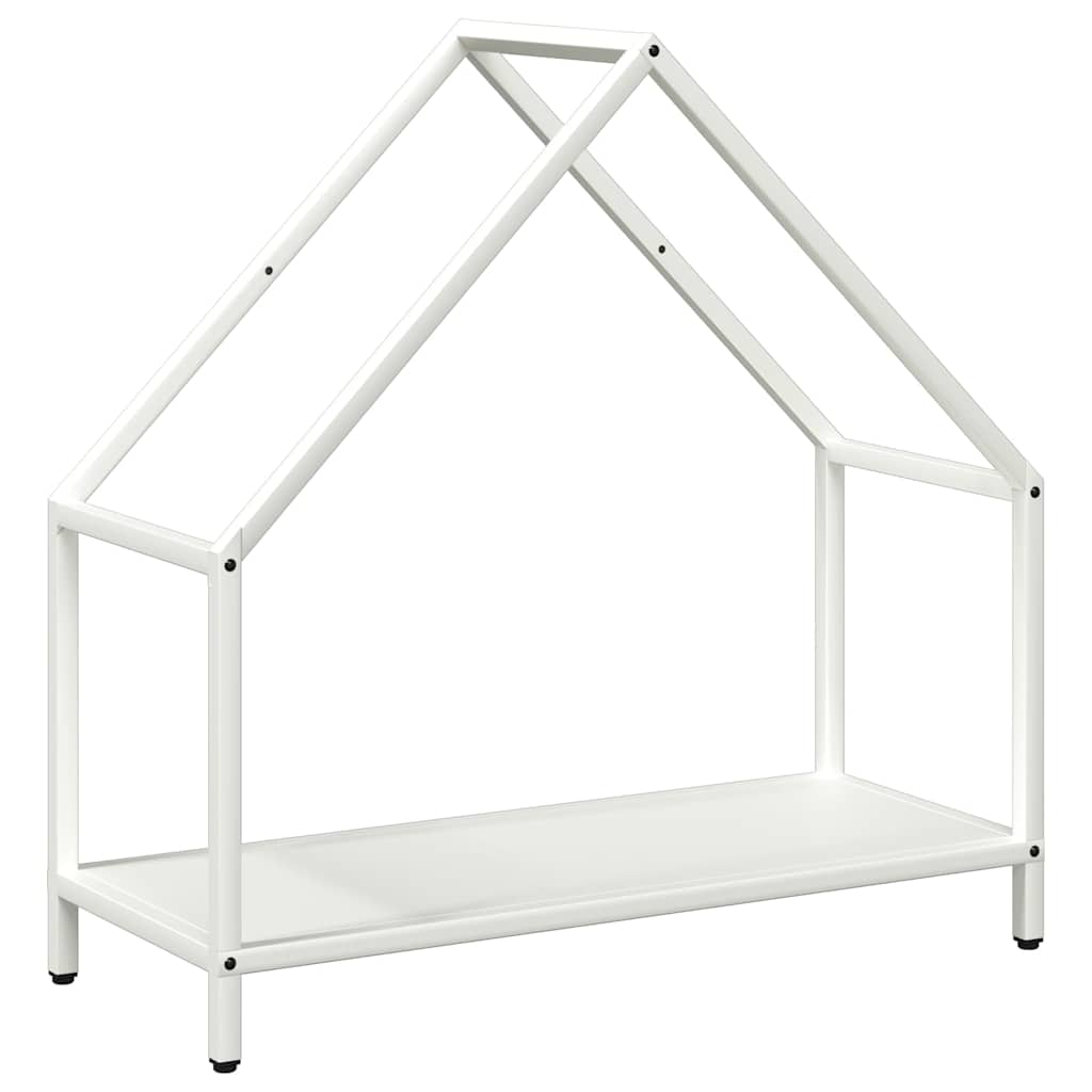 vidaXL Stojak na drewno opałowe biały 60x25x60 cm
