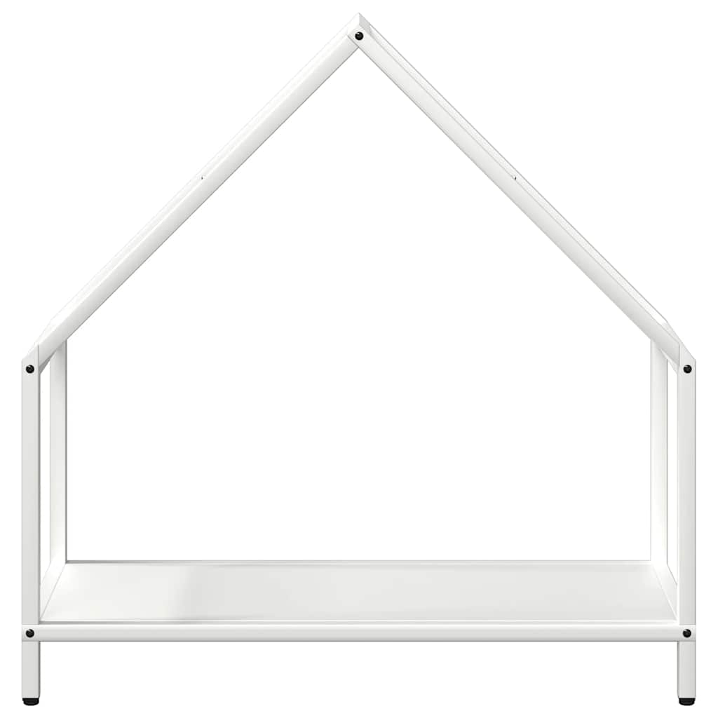vidaXL Stojak na drewno opałowe biały 60x25x60 cm