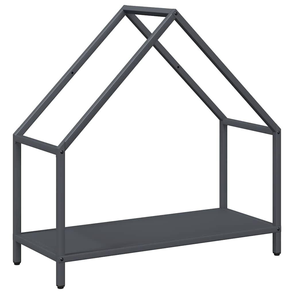 vidaXL Stojak na drewno opałowe antracyt 60x25x60 cm