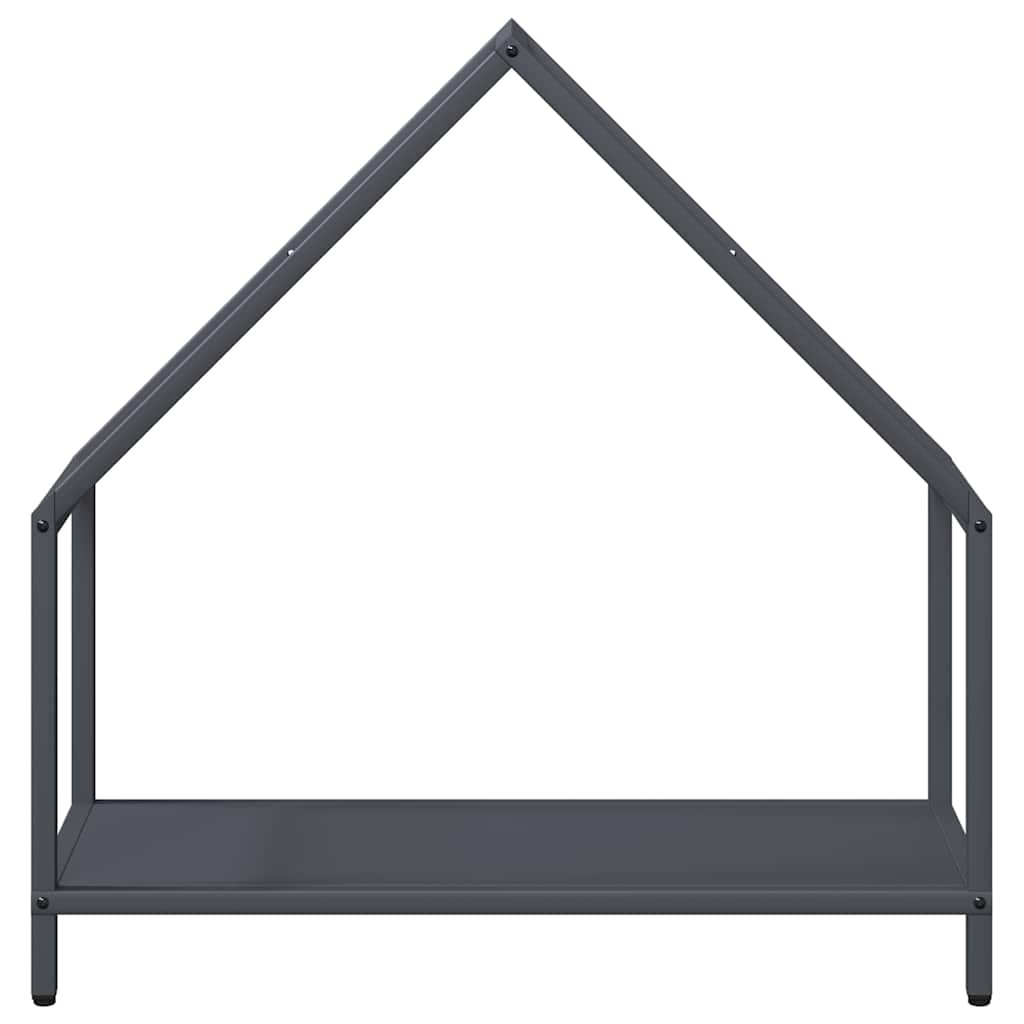 vidaXL Stojak na drewno opałowe antracyt 60x25x60 cm