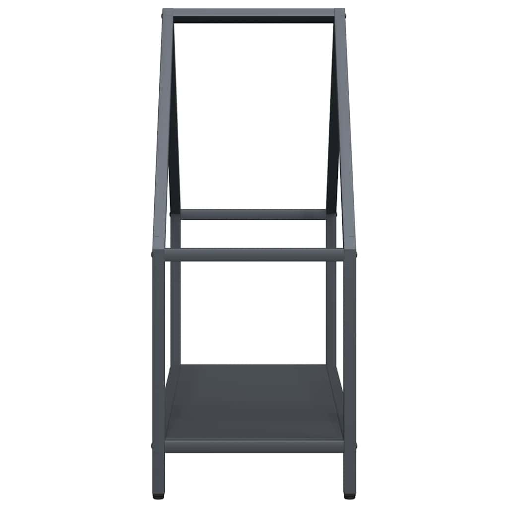 vidaXL Stojak na drewno opałowe antracyt 60x25x60 cm