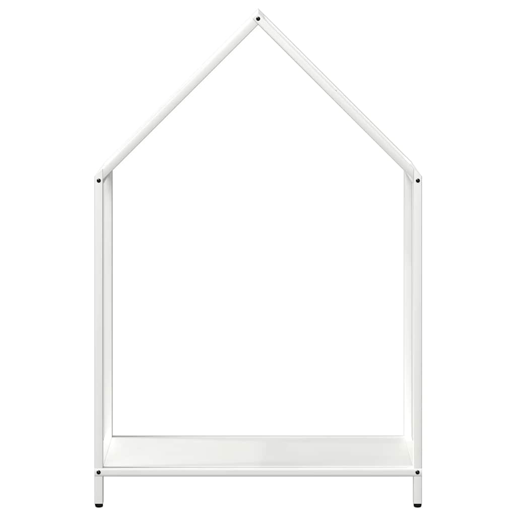 vidaXL Stojak na drewno opałowe, biały, 60x25x90 cm