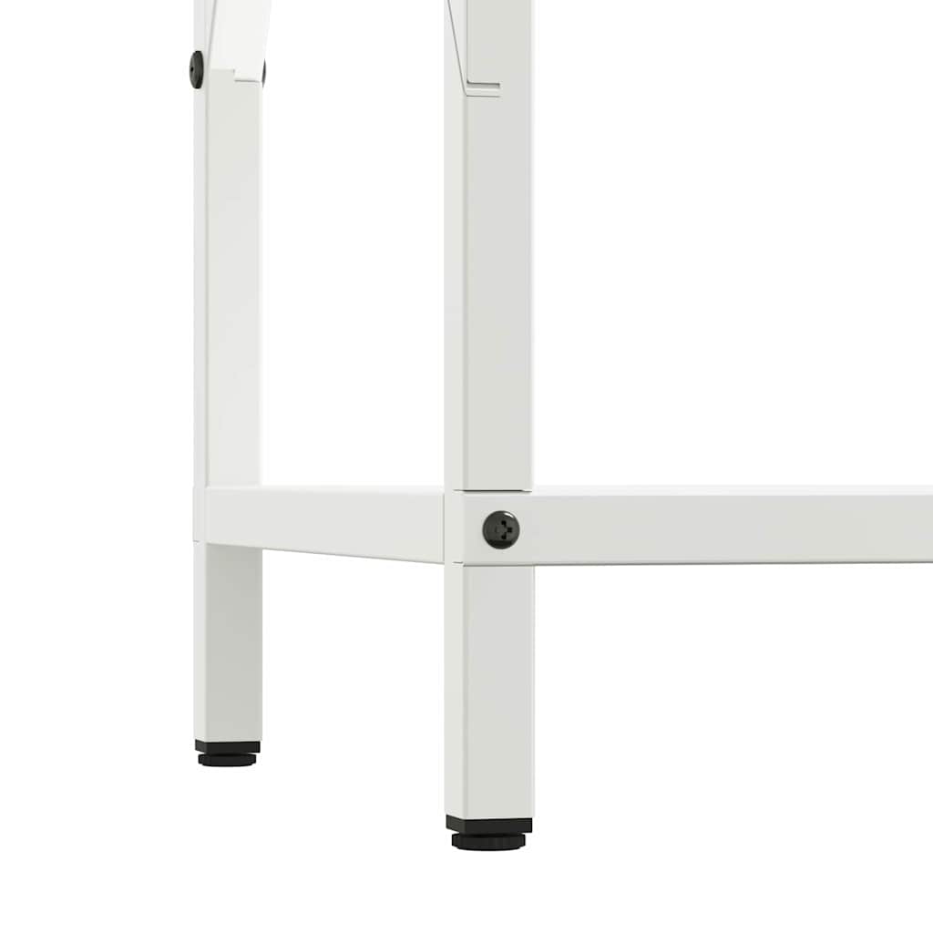 vidaXL Stojak na drewno opałowe biały 34x25x70 cm