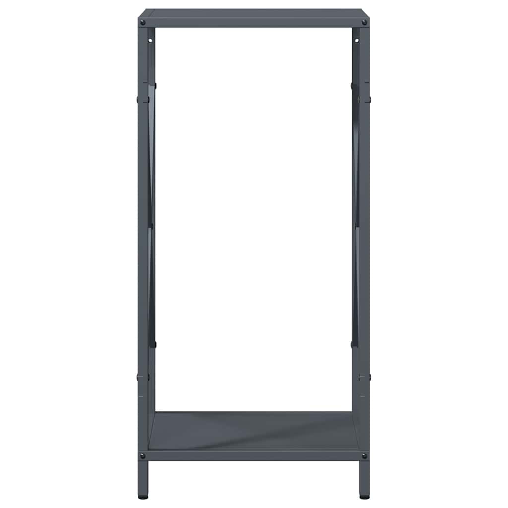 vidaXL Stojak na drewno opałowe antracyt 34x25x70 cm