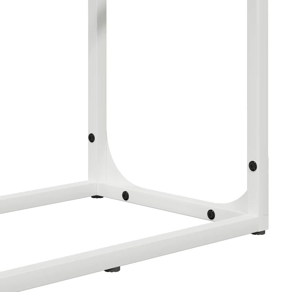 vidaXL Stojak na drewno opałowe, biały, 60x25x100 cm