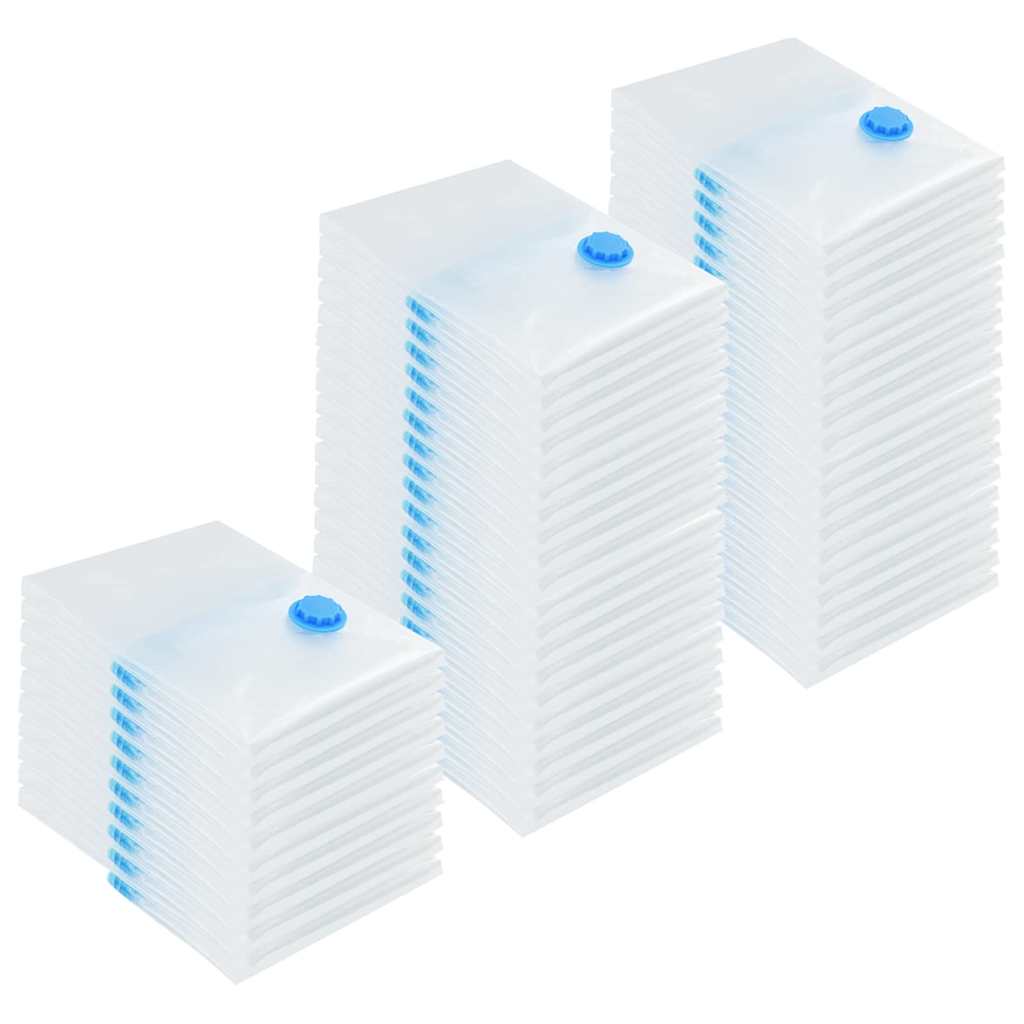 vidaXL Torby do przechowywania Montowane na ścianie 50 pcs 70 x 50 cm