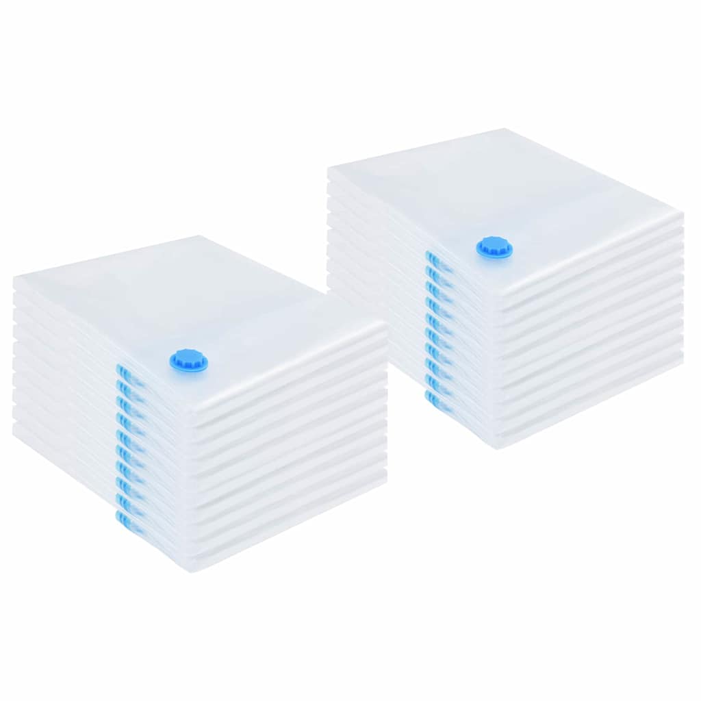 vidaXL Torby do przechowywania Montowane na ścianie 20 pcs 100 x 80 cm