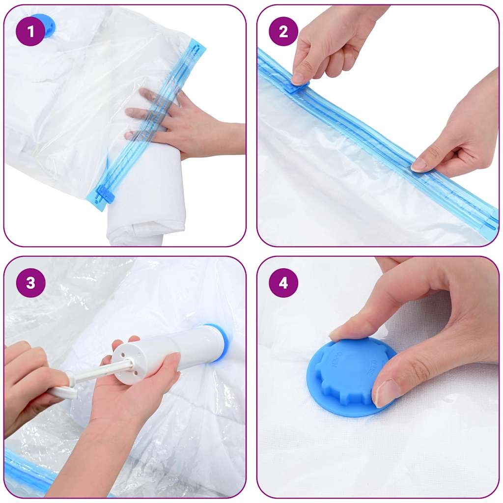 vidaXL Torby do przechowywania Montowane na ścianie 50 pcs 100 x 80 cm