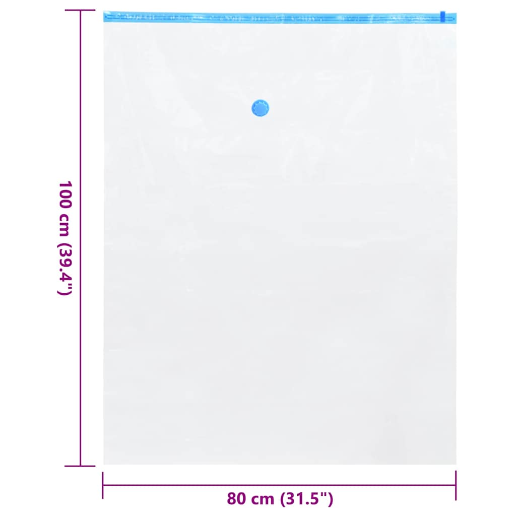 vidaXL Torby do przechowywania Montowane na ścianie 50 pcs 100 x 80 cm