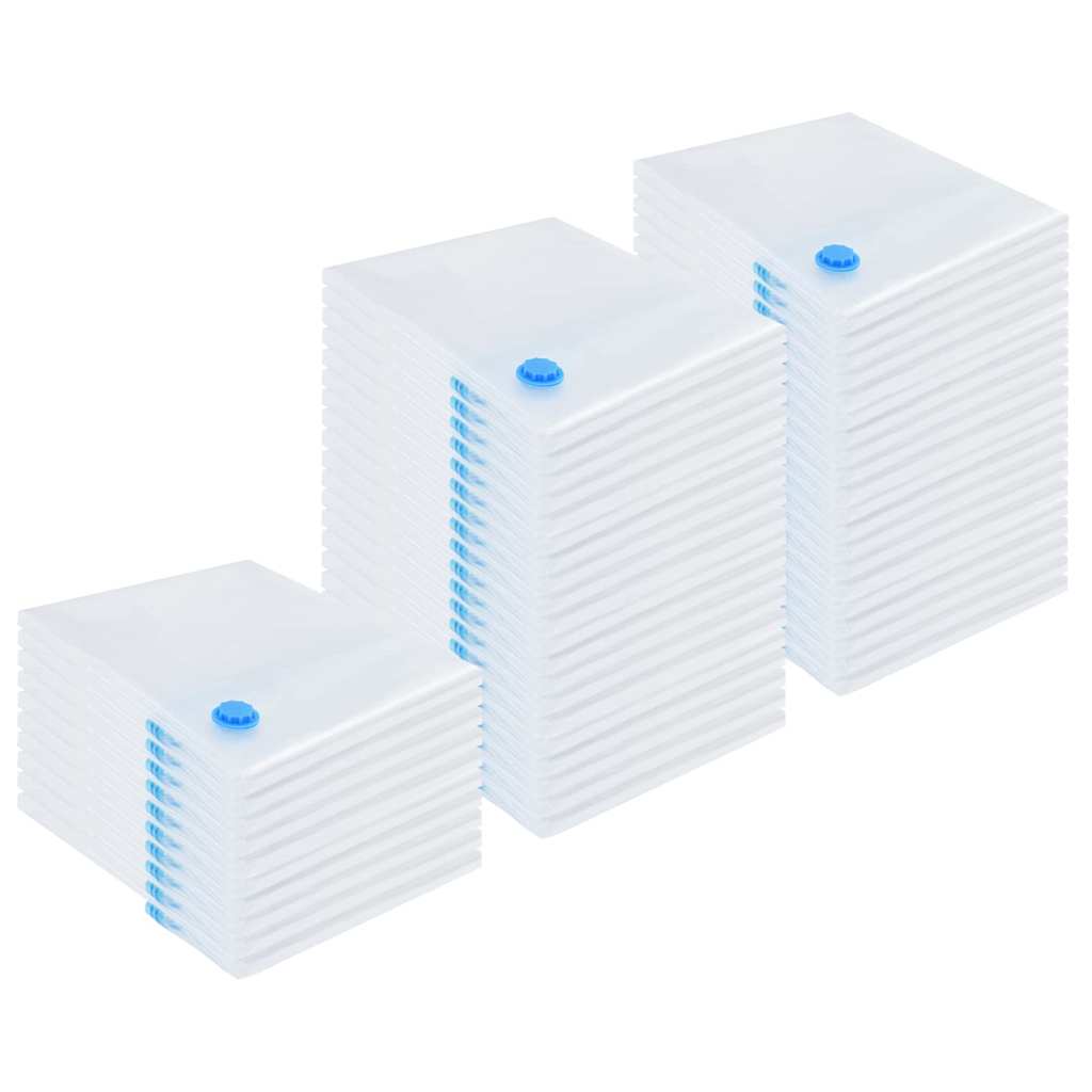 vidaXL Torby do przechowywania z przechowywaniem 50 pcs 130 x 100 cm