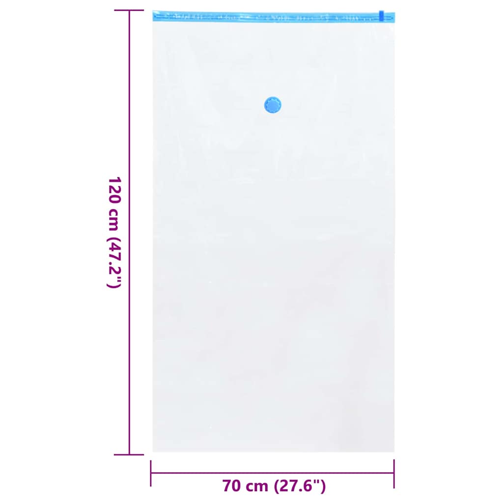 vidaXL Torby do przechowywania Montowane na ścianie 5 pcs 120 x 70 cm