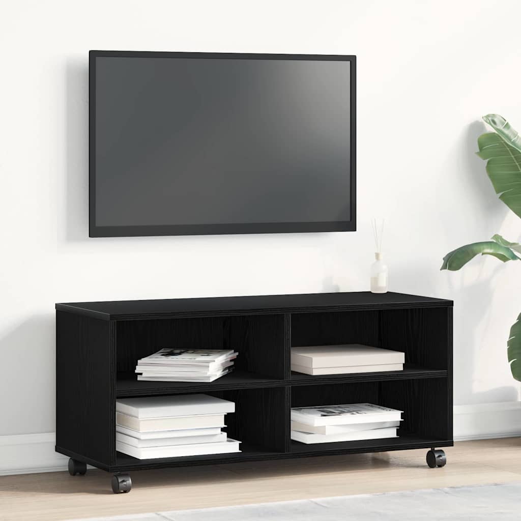 vidaXL Szafka pod telewizor Czarny 90 x 35 x 40.5 cm