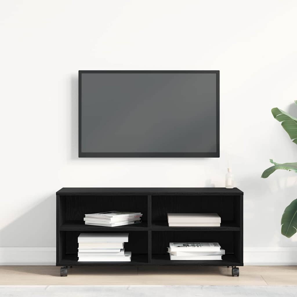 vidaXL Szafka pod telewizor Czarny 90 x 35 x 40.5 cm