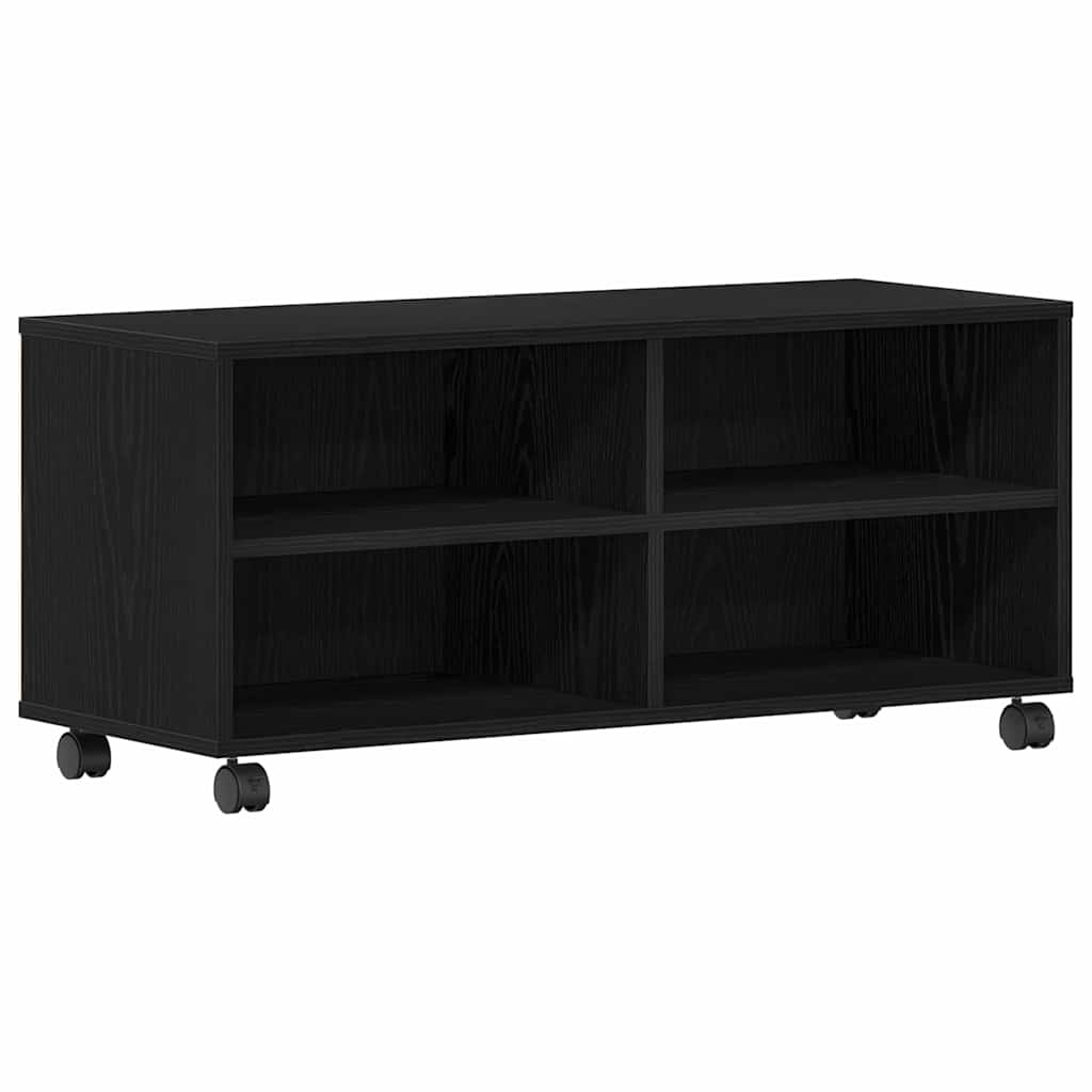 vidaXL Szafka pod telewizor Czarny 90 x 35 x 40.5 cm