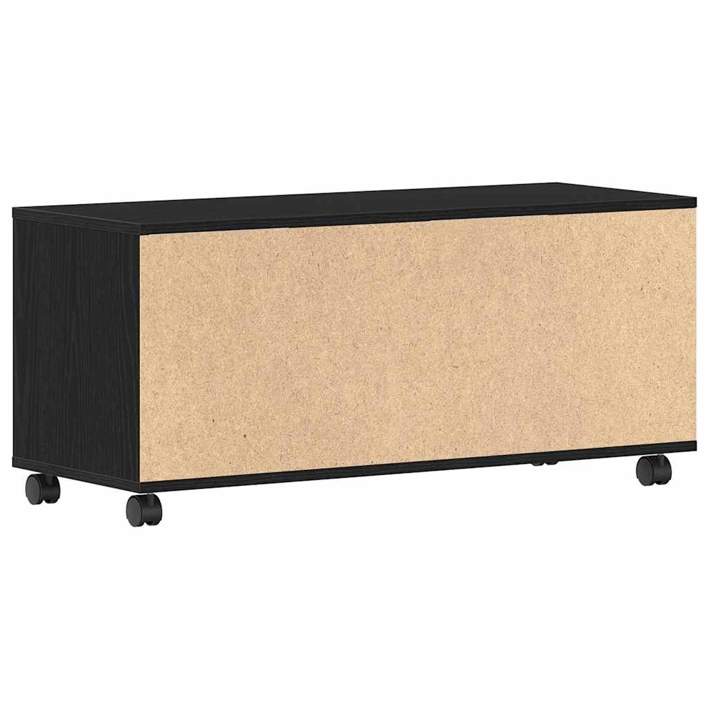 vidaXL Szafka pod telewizor Czarny 90 x 35 x 40.5 cm