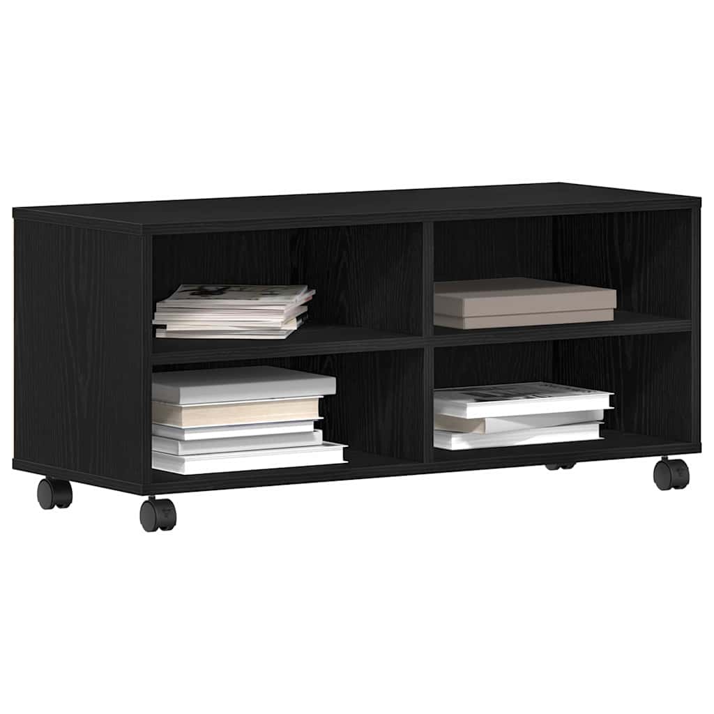 vidaXL Szafka pod telewizor Czarny 90 x 35 x 40.5 cm