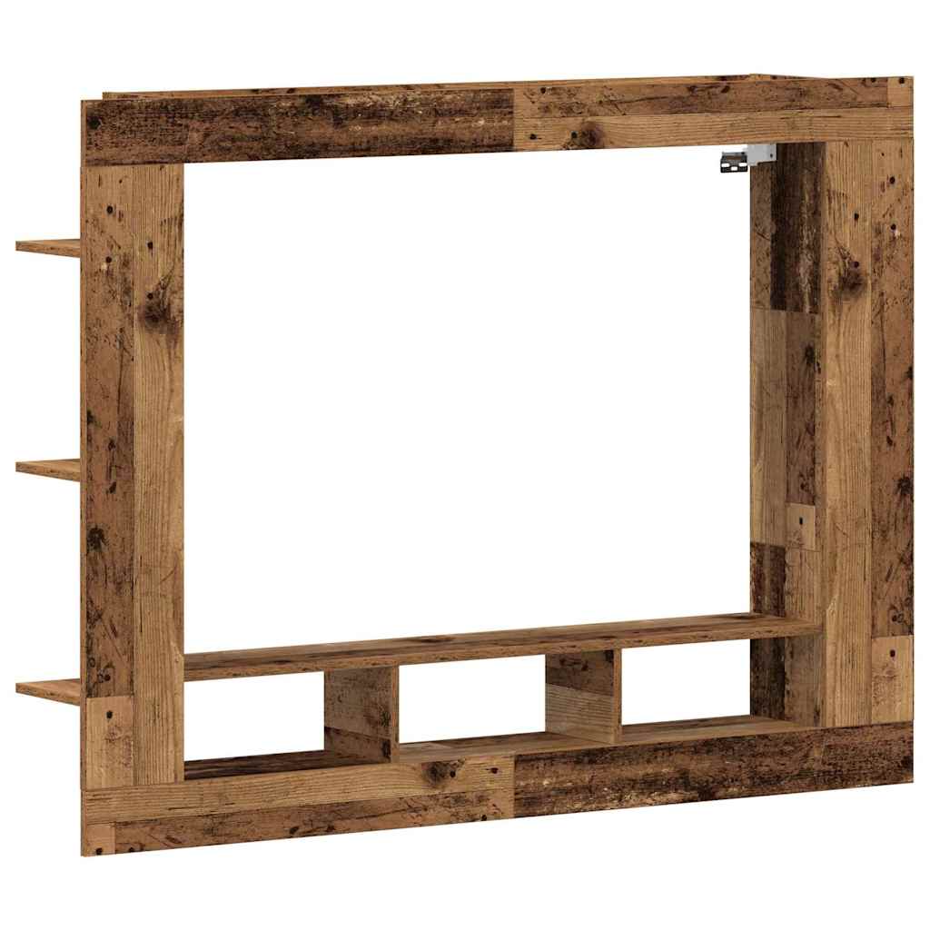 vidaXL Szafka pod telewizor Stare drewno 152 x 22 x 113 cm