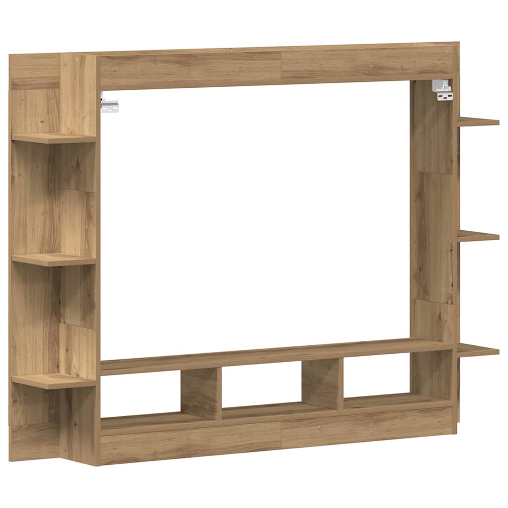 vidaXL Szafka pod telewizor dąb artisan 152 x 22 x 113 cm
