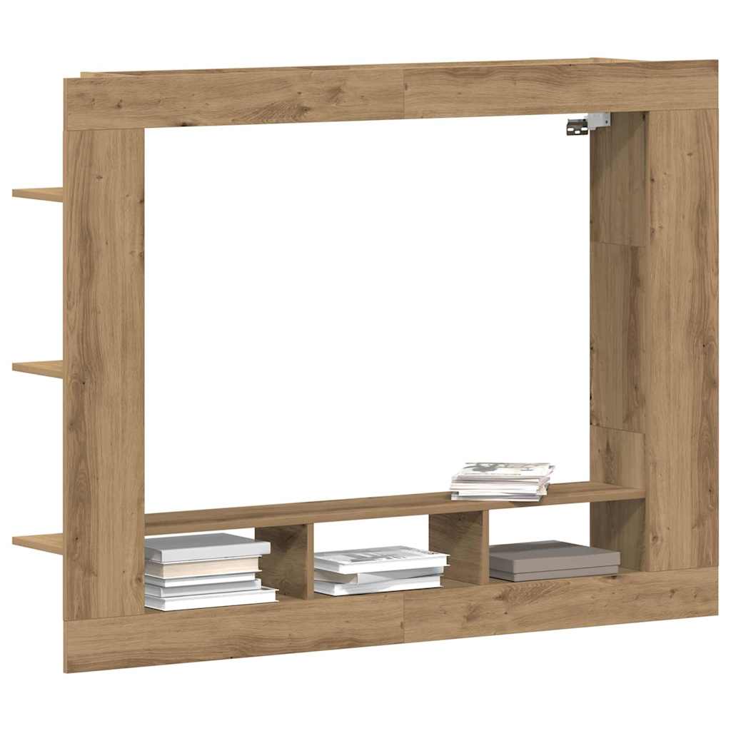 vidaXL Szafka pod telewizor dąb artisan 152 x 22 x 113 cm