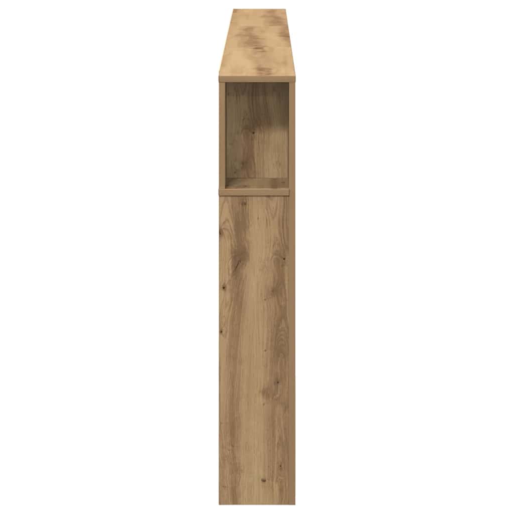 vidaXL Szafka z zagłówkiem Dąb rzemieślniczy 220 x 18,5 x 102,5 cm