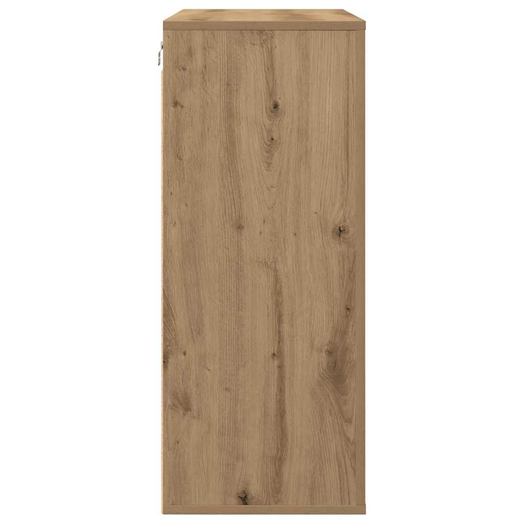 vidaXL Szafka ścienna z półką Dąb rzemieślniczy 80 x 33 x 80 cm
