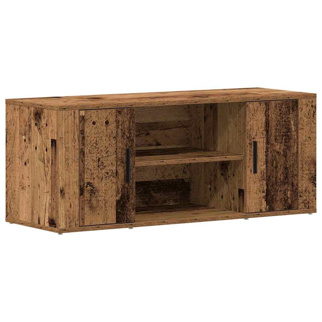 vidaXL Szafka pod telewizor Stare drewno 100 x 35 x 40 cm