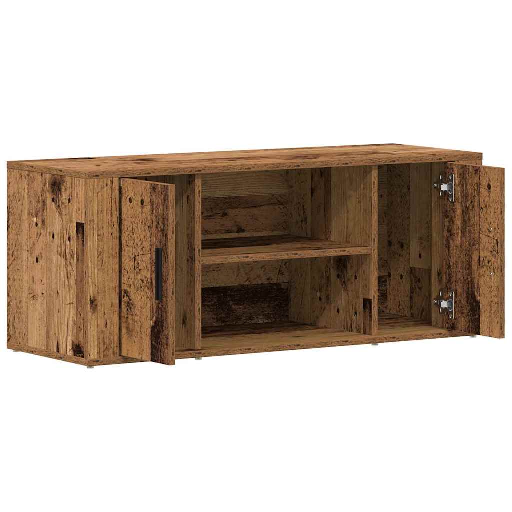 vidaXL Szafka pod telewizor Stare drewno 100 x 35 x 40 cm