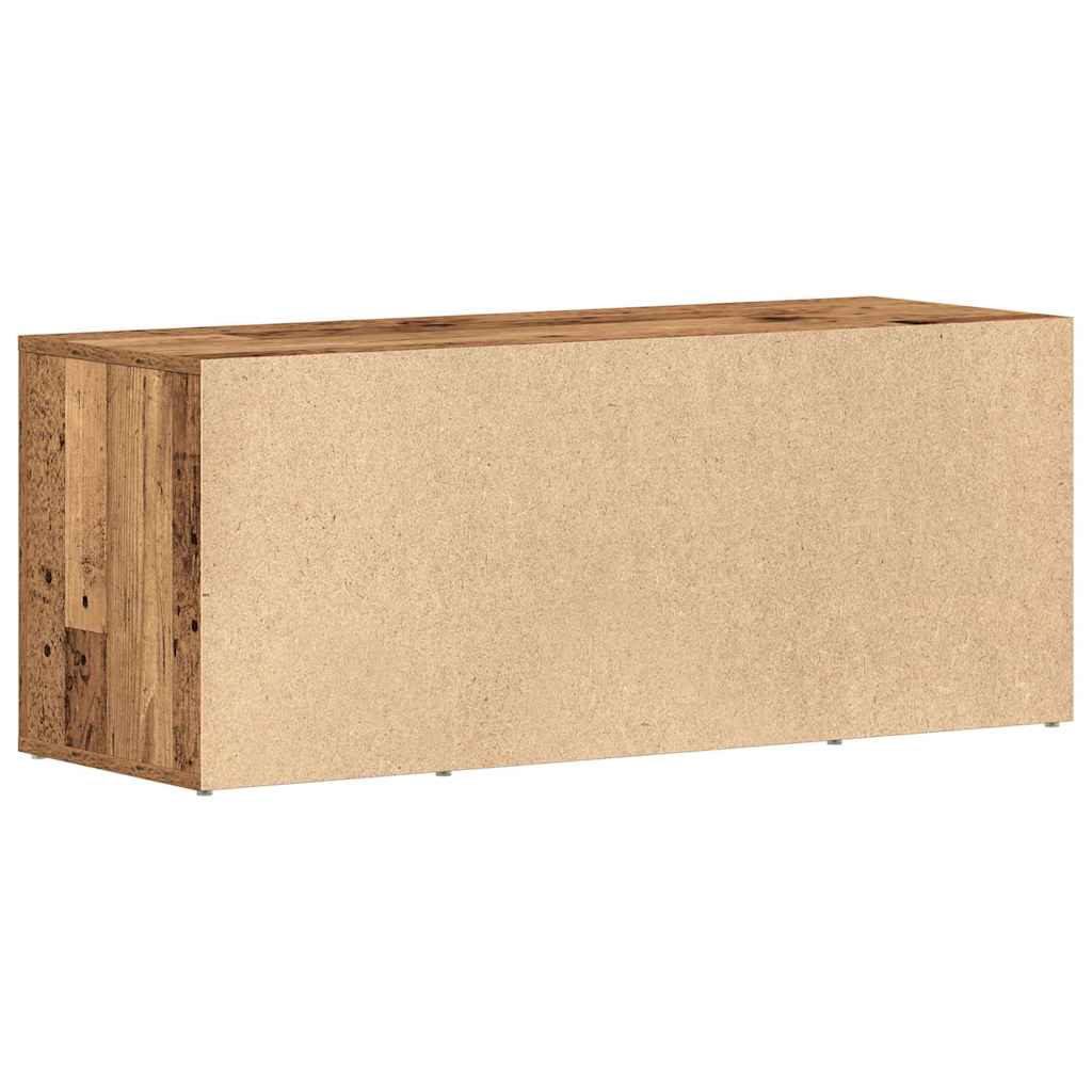 vidaXL Szafka pod telewizor Stare drewno 100 x 35 x 40 cm