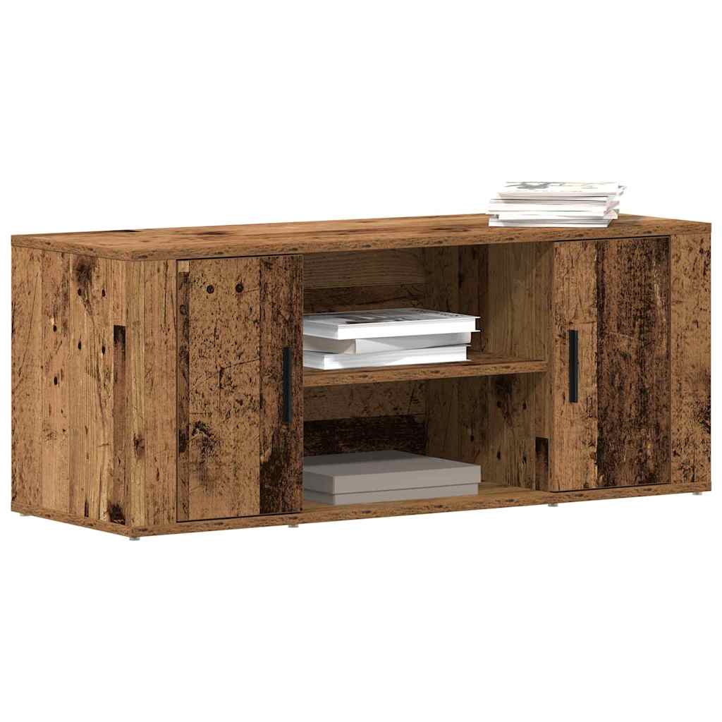 vidaXL Szafka pod telewizor Stare drewno 100 x 35 x 40 cm