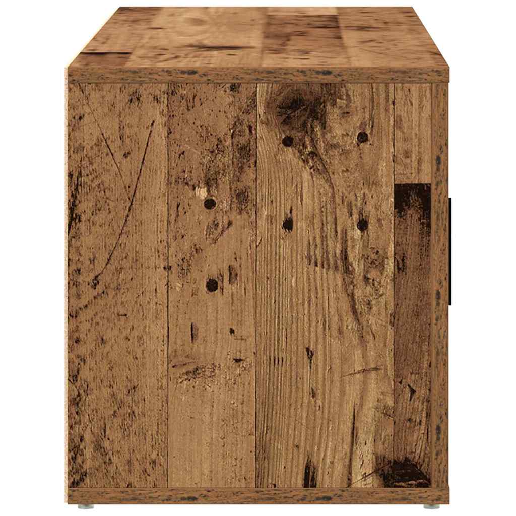 vidaXL Szafka pod telewizor Stare drewno 100 x 35 x 40 cm