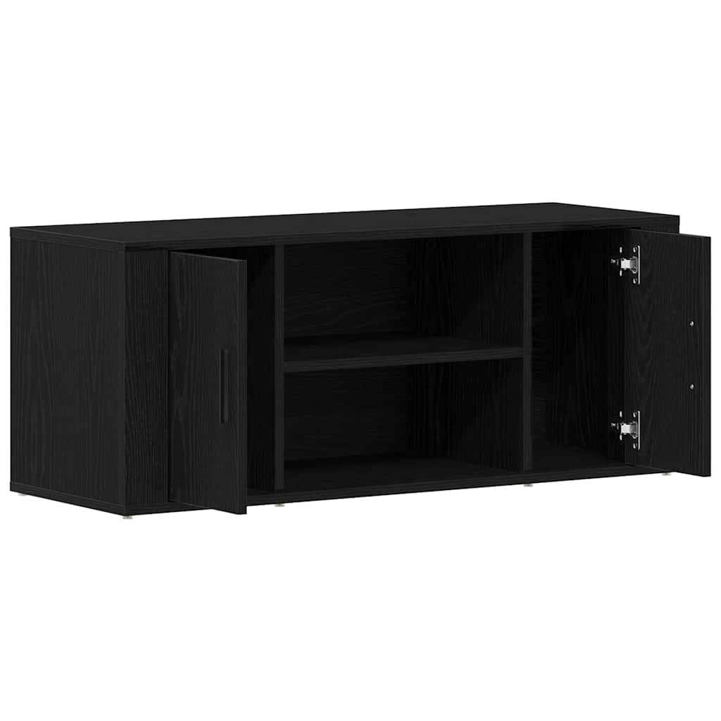 vidaXL Szafka pod telewizor Czarny dąb 100 x 35 x 40 cm