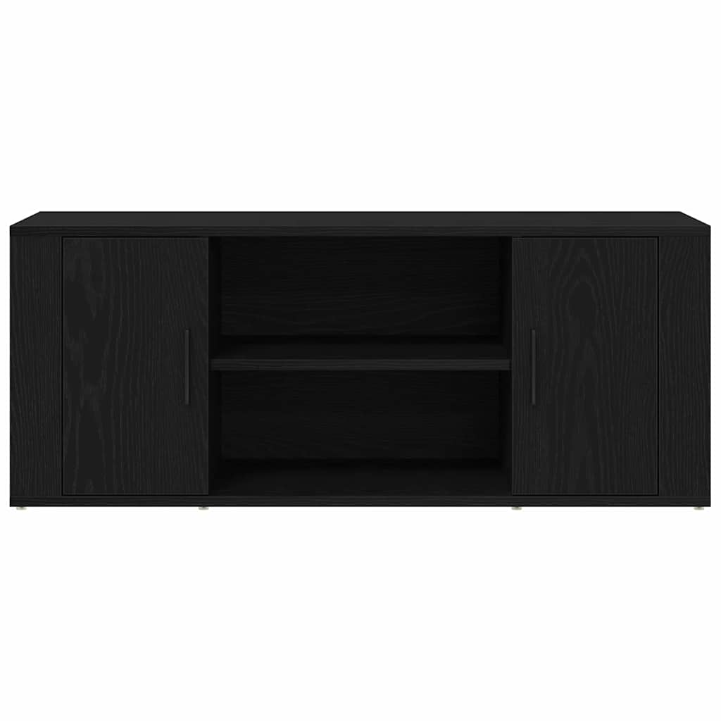 vidaXL Szafka pod telewizor Czarny dąb 100 x 35 x 40 cm