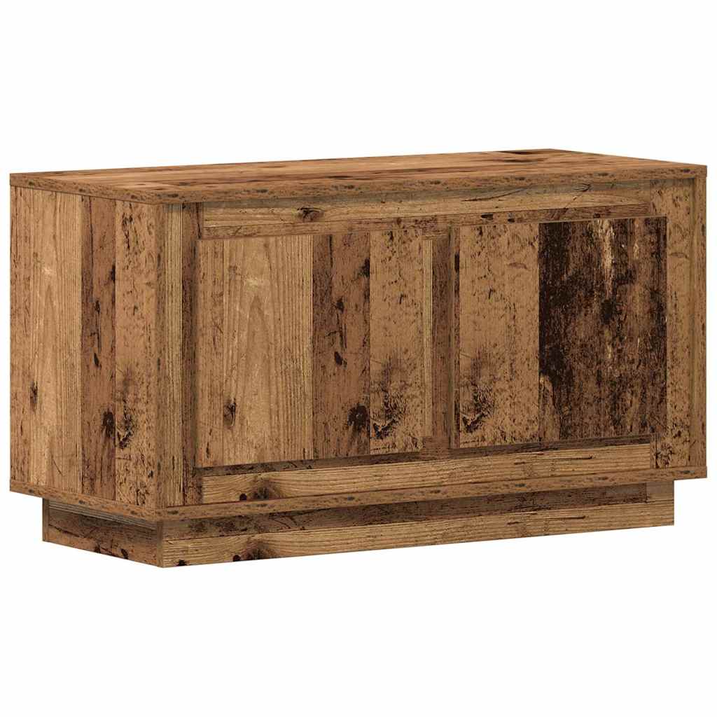 vidaXL Szafka pod telewizor Stare drewno 80 x 35 x 45 cm