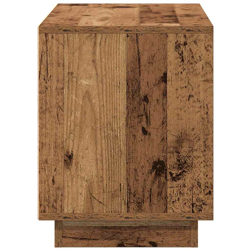 vidaXL Szafka pod telewizor Stare drewno 80 x 35 x 45 cm