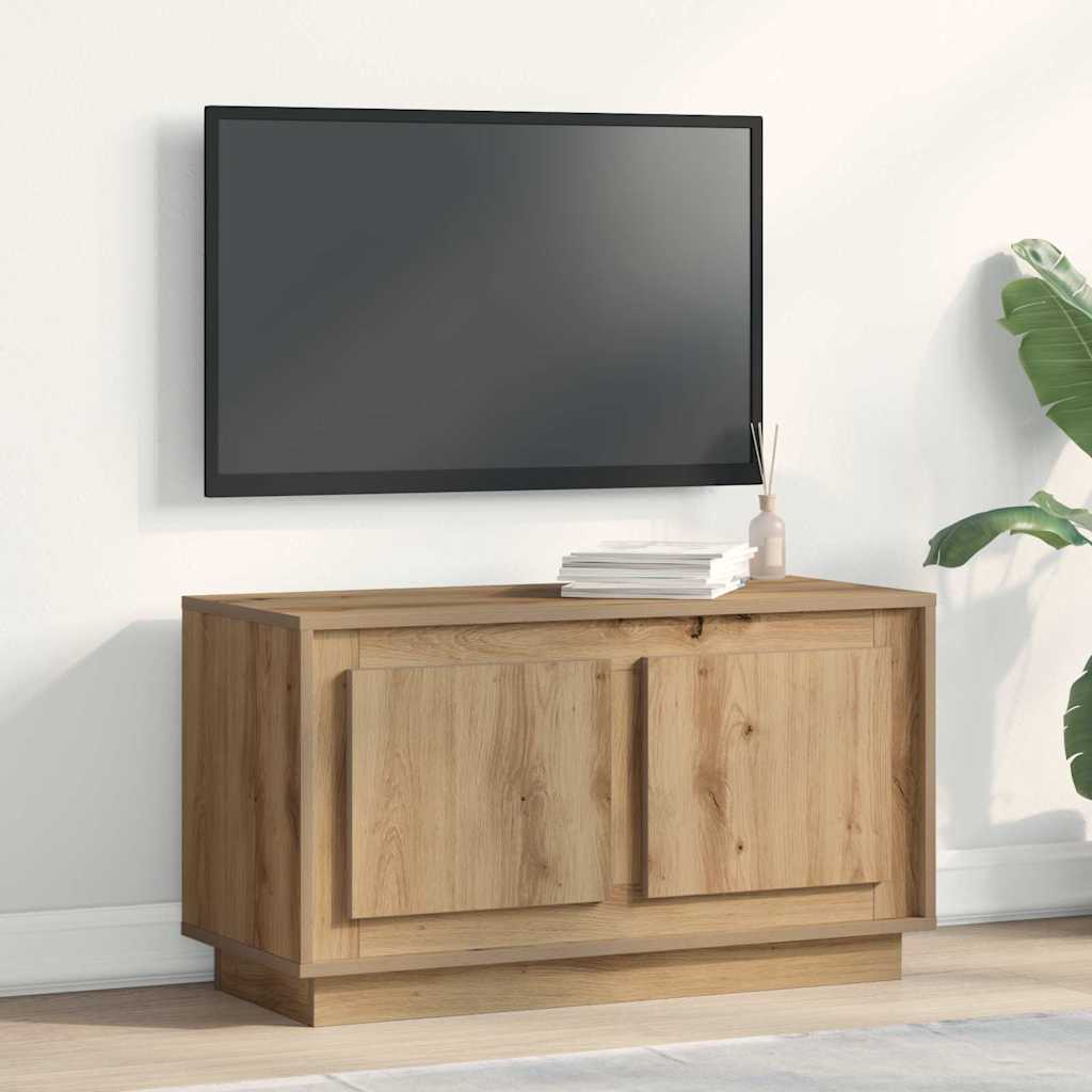 vidaXL Szafka pod telewizor dąb artisan 80 x 35 x 45 cm