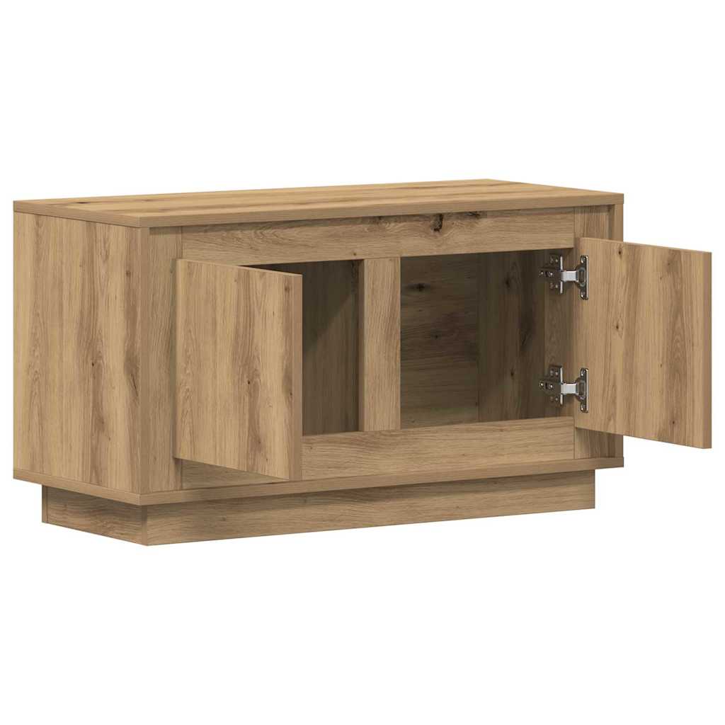 vidaXL Szafka pod telewizor dąb artisan 80 x 35 x 45 cm
