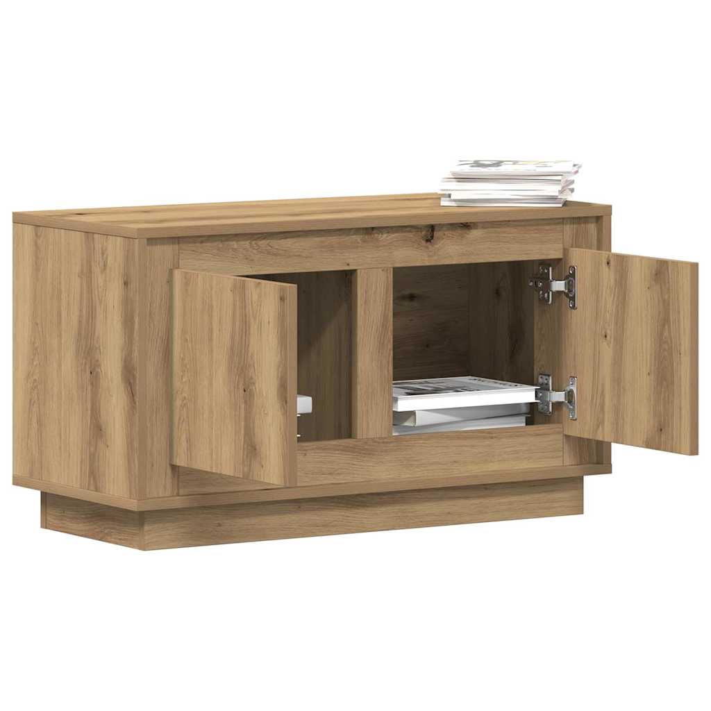 vidaXL Szafka pod telewizor dąb artisan 80 x 35 x 45 cm