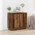 vidaXL Bufet Stare drewno 80 x 40 x 75 cm Materiał drewnopochodny