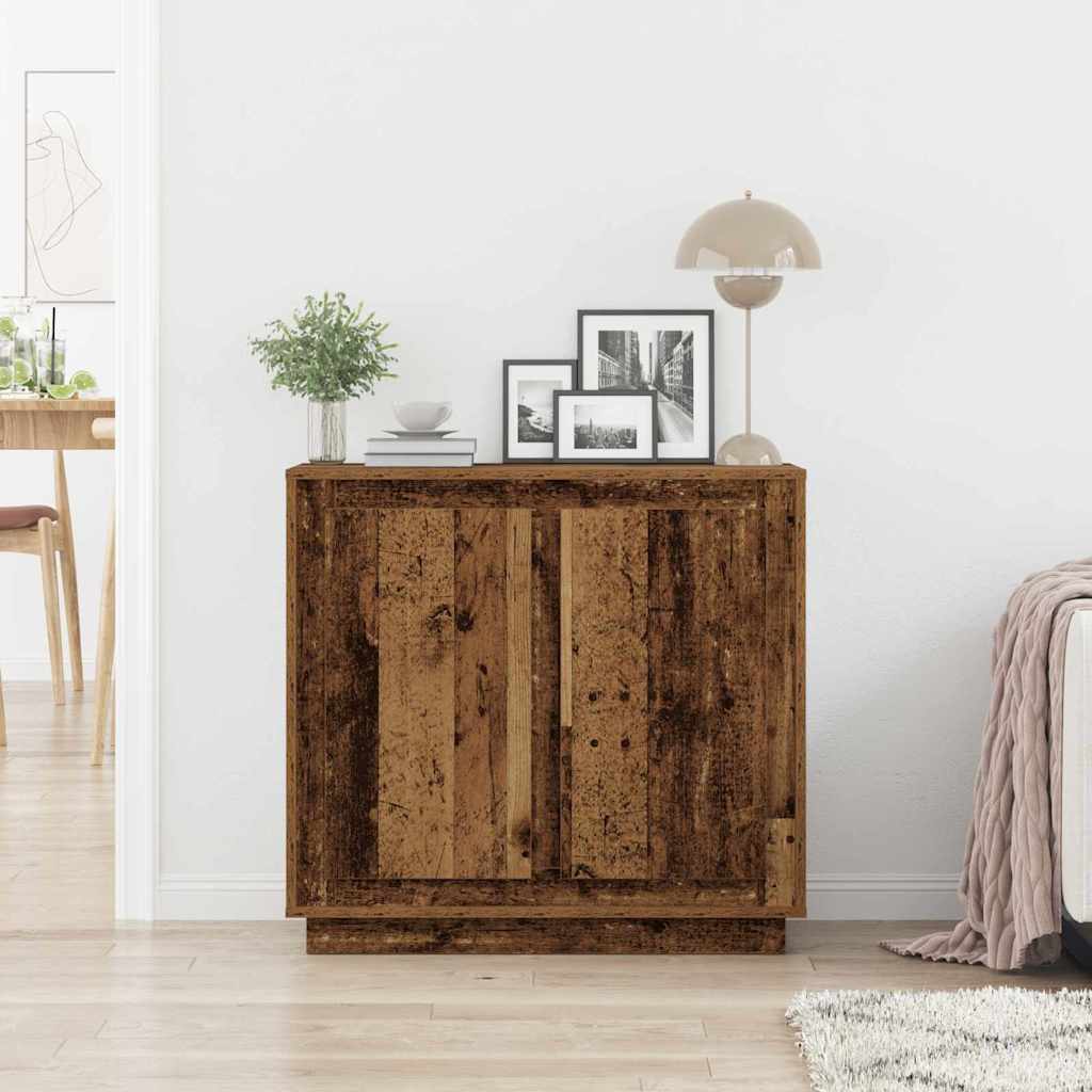 vidaXL Bufet Stare drewno 80 x 40 x 75 cm Materiał drewnopochodny