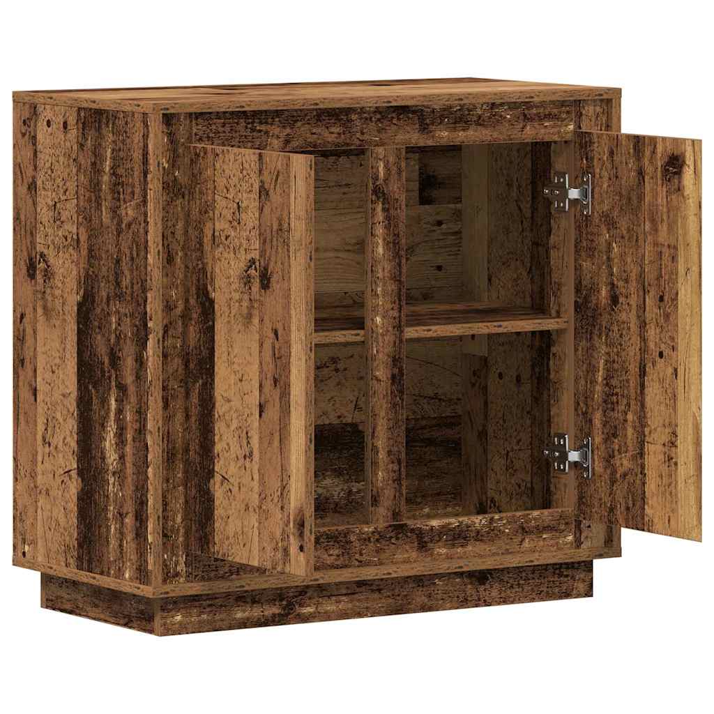 vidaXL Bufet Stare drewno 80 x 40 x 75 cm Materiał drewnopochodny